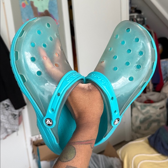 CROCS Translucent Clogs - Picture 2 of 4